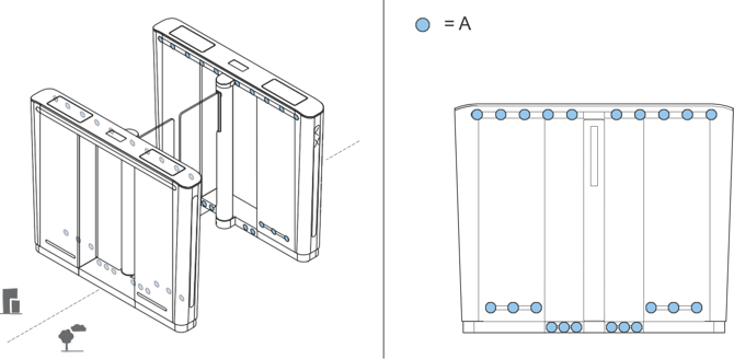 Veiligheidssensoren Speedlane Compact | Boon Edam